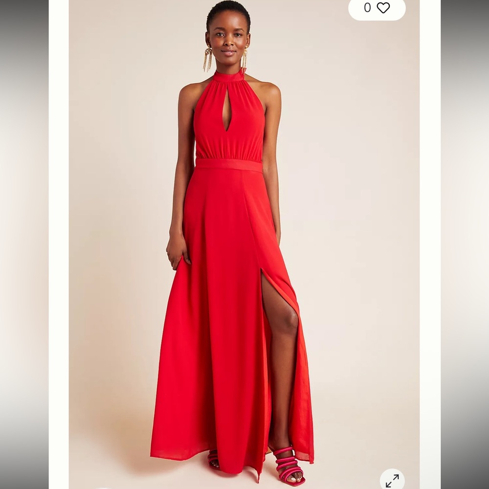 Yumi Kim Rocio Halter Dress-  Red-size small